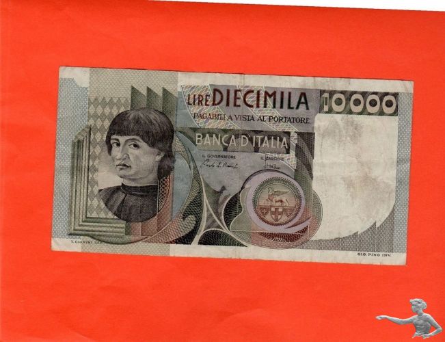 10'000 Lire Italien 1980 gebraucht